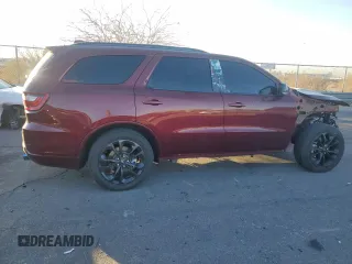 2023 Dodge Durango GT Plus with VIN 1C4RDHDG0PC599539, listed as a Copart auction lot 88904745 with 17,267 mi miles and Salvage title. Bid and sale history available at DreamBid. Image 3.