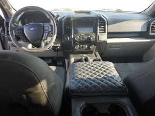 2018 Ford F-150 XL with VIN 1FTEX1EPXJKD49590, listed as a Copart auction lot 53158175 with 243,079 mi miles and Salvage Title. Bid and sale history available at carsss.com. Image 8.