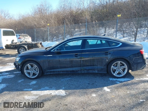 2021 Audi A5 Sportback S line Premium Plus with VIN WAUFACF5XMA040742, listed as a IAAI auction lot 41432804 with 33,358 mi miles and . Bid and sale history available at DreamBid. Image 15.
