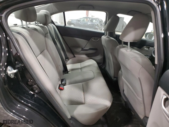 2015 Honda Civic Sedan LX with VIN 19XFB2F58FE117098, listed as a Copart auction lot 48234725 with 53,588 mi miles and Salvage Title. Bid and sale history available at carsss.com. Image 10.