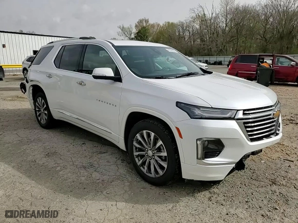 2023 Chevrolet Traverse Premier with VIN 1GNERKKW9PJ207541, listed as a Copart auction lot 49386285 with 17,409 mi miles and Salvage Title. Bid and sale history available at carsss.com. Image 14.