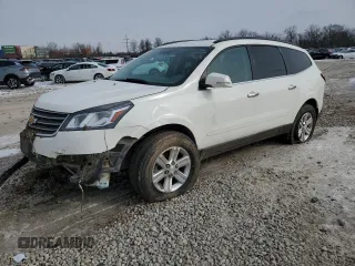 2014 Chevrolet Traverse LT with VIN 1GNKVGKD6EJ370915, listed as a Copart auction lot 45500145 with 137,310 mi miles and Salvage Title. Bid and sale history available at carsss.com. Image 1.