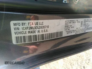 2020 Jeep Cherokee Altitude with VIN 1C4PJMLX3LD635710, listed as a IAAI auction lot 42105751 with 41,957 mi miles and . Bid and sale history available at DreamBid. Image 9.