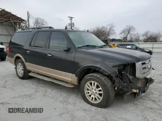 2014 Ford Expedition EL XLT with VIN 1FMJK1H51EEF27927, listed as a Copart auction lot 48127985 with 105,765 mi miles and Clean Title. Bid and sale history available at carsss.com. Image 4.