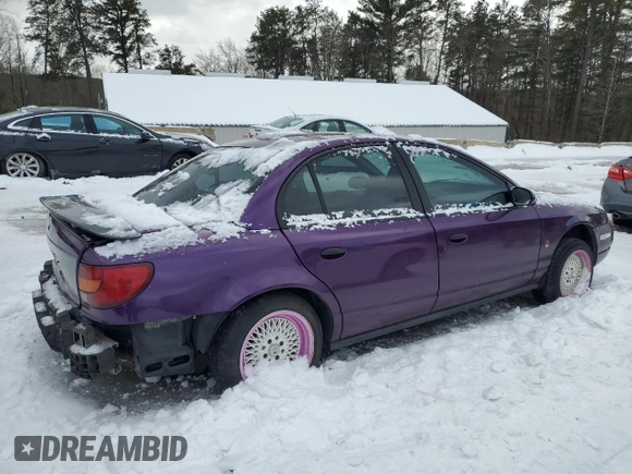 2000 Saturn SL with VIN 1G8ZF5281YZ262214, listed as a Copart auction lot 45200305 with 127,304 mi miles and Clean Title. Bid and sale history available at carsss.com. Image 3.