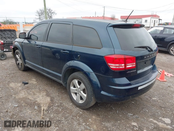 2013 Dodge Journey SE with VIN 3C4PDCAB6DT631140, listed as a IAAI auction lot 41833560 with 222,788 mi miles. Bid and sale history available at carsss.com. Image 3.