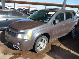 2008 Chevrolet Equinox Sport with VIN 2CNDL037186298008, listed as a IAAI auction lot 41593587 with 124,547 mi miles. Bid and sale history available at carsss.com. Image 2.