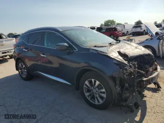 2017 Nissan Murano SL with VIN 5N1AZ2MH5HN166403, listed as a Copart auction lot 63956824 with 0 mi miles and Non Repairable. Bid and sale history available at carsss.com. Image 4.