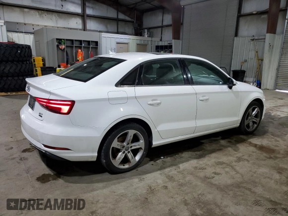 2018 Audi A3 Sedan Premium with VIN WAUB8GFF2J1015825, listed as a Copart auction lot 37130724 with 56,888 mi miles. Bid and sale history available at carsss.com. Image 3.