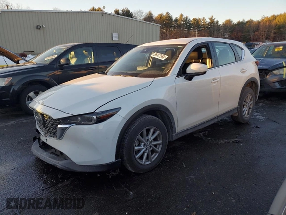 2023 Mazda CX-5 2.5 S with VIN JM3KFBAM2P0223873, listed as a Copart auction lot 86817584 with 11,053 mi miles and Salvage Title. Bid and sale history available at carsss.com. Image 1.