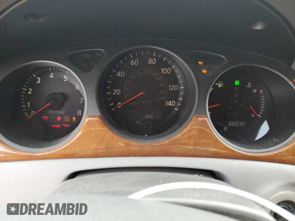 2005 Lexus ES 330 with VIN JTHBA30G455091903, listed as a Copart auction lot 54158495 with 68,838 mi miles and Clean Title. Bid and sale history available at carsss.com. Image 9.