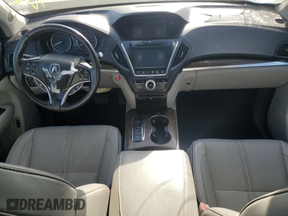 2019 Acura MDX Advance with VIN 5J8YD3H97KL002097, listed as a Copart auction lot 83845534 with Not Provided miles and Non Repairable. Bid and sale history available at DreamBid. Image 8.