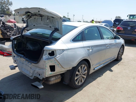 2016 Hyundai Sonata Sport with VIN 5NPE34AFXGH342933, listed as a IAAI auction lot 41956730 with 30,093 mi miles and . Bid and sale history available at DreamBid. Image 4.