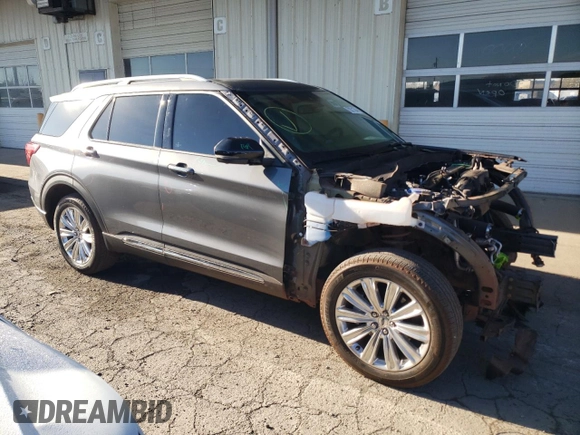 2023 Ford Explorer Limited with VIN 1FMSK8FH9PGA96349, listed as a Copart auction lot 79271094 with 26,262 mi miles and Salvage Title. Bid and sale history available at carsss.com. Image 4.