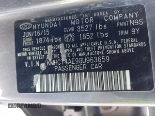 2016 Hyundai Accent SE with VIN KMHCT4AE9GU963659, listed as a IAAI auction lot 41212403 with 110,322 mi miles and . Bid and sale history available at DreamBid. Image 12.