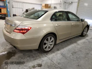 2009 Acura RL Tech Pkg with VIN JH4KB26669C001318, listed as a Copart auction lot 78960464 with 135,333 mi miles and Salvage Title. Bid and sale history available at carsss.com. Image 3.