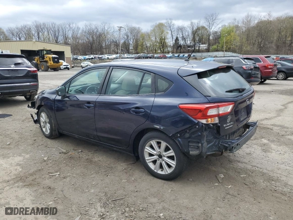 2019 Subaru Impreza with VIN 4S3GTAA68K3725281, listed as a Copart auction lot 53190645 with 92,638 mi miles and Salvage Title. Bid and sale history available at carsss.com. Image 2.