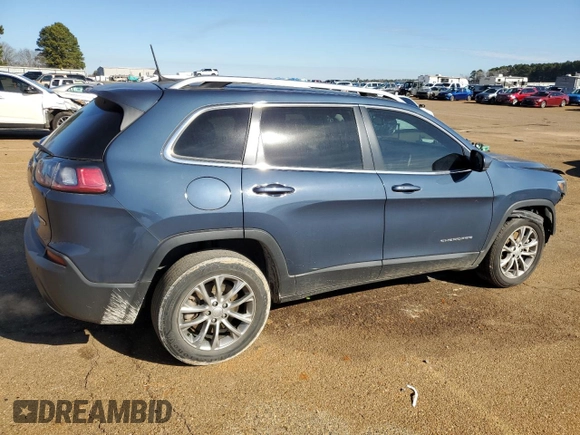 2021 Jeep Cherokee Latitude Lux with VIN 1C4PJLMX2MD218220, listed as a Copart auction lot 88134925 with 62,338 mi miles and Salvage Title. Bid and sale history available at carsss.com. Image 3.