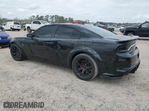 2023 Dodge Charger SRT Hellcat Widebody Jailbreak with VIN 2C3CDXL98PH553381, listed as a Copart auction lot 47238865 with 18,956 mi miles and Salvage Title. Bid and sale history available at carsss.com. Image 2.