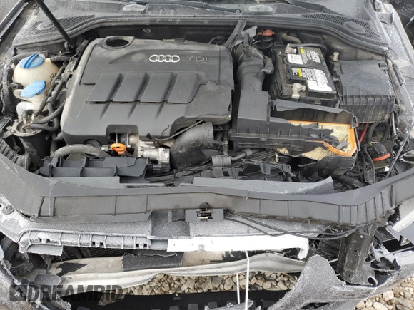 2010 Audi A3 with VIN WAUKJBFM1AA145083, listed as a Copart auction lot 83530844 with 95,363 mi miles and Salvage title. Bid and sale history available at DreamBid. Image 11.