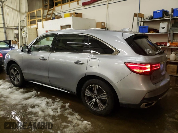 2017 Acura MDX with VIN 5FRYD4H30HB038711, listed as a Copart auction lot 71548922 with 68,058 mi miles. Bid and sale history available at carsss.com. Image 2.