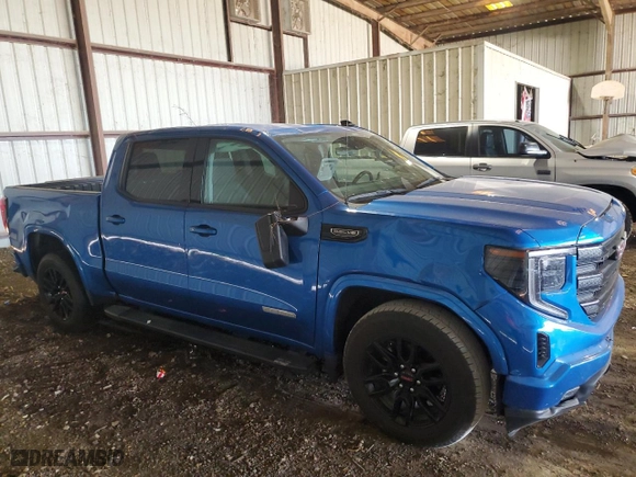 2022 GMC Sierra 1500 Elevation with VIN 1GTPHCED2NZ598910, listed as a Copart auction lot 61255804 with 34,686 mi miles and Salvage Title. Bid and sale history available at carsss.com. Image 4.