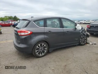 2017 Ford C-Max Energi Titanium with VIN 1FADP5FU8HL100609, listed as a Copart auction lot 53908524 with 91,171 mi miles. Bid and sale history available at carsss.com. Image 3.