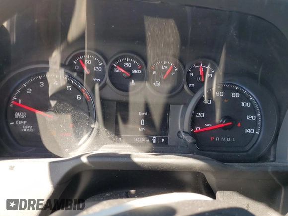 2023 Chevrolet Silverado 1500 Work Truck with VIN 3GCNAAEK6PG361693, listed as a Copart auction lot 50543525 with 152,226 mi miles and Clean Title. Bid and sale history available at carsss.com. Image 9.