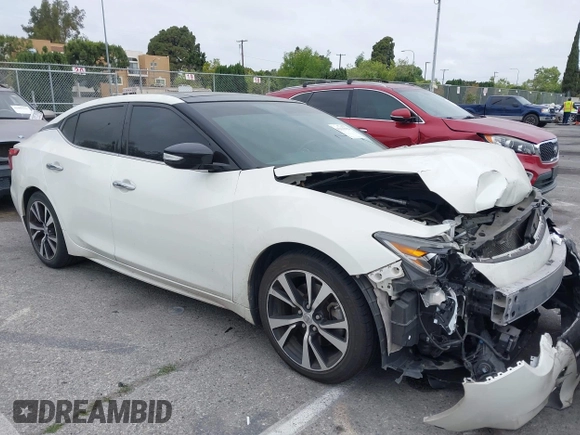 2018 Nissan Maxima SL with VIN 1N4AA6AP9JC399142, listed as a IAAI auction lot 42115954 with 77,191 mi miles and . Bid and sale history available at DreamBid. Image 1.