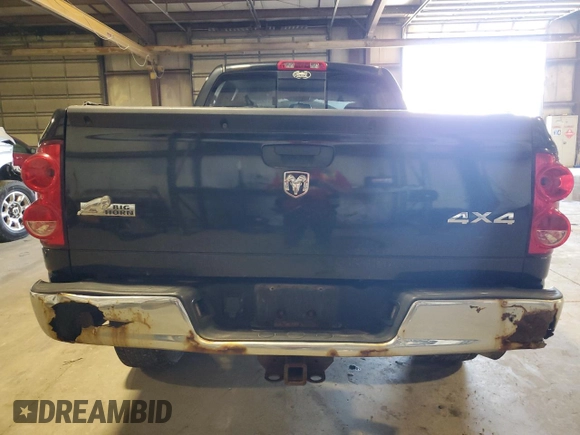 2008 Dodge 1500 SLT with VIN 1D7HU182X8S612456, listed as a Copart auction lot 52213935 with 130,762 mi miles and Salvage Title. Bid and sale history available at carsss.com. Image 6.