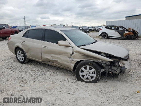 2007 Toyota Avalon XL with VIN 4T1BK36B07U252486, listed as a Copart auction lot 53370875 with 148,686 mi miles and Salvage Title. Bid and sale history available at carsss.com. Image 4.