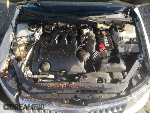 2008 Lincoln MKZ with VIN 3LNHM28T48R622271, listed as a Copart auction lot 44160135 with 112,208 mi miles and Salvage Title. Bid and sale history available at DreamBid. Image 12.