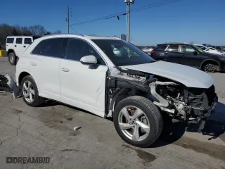 2021 Audi Q3 Premium with VIN WA1AUCF3XM1092773, listed as a Copart auction lot 49658385 with 72,572 mi miles and Salvage Title. Bid and sale history available at carsss.com. Image 4.