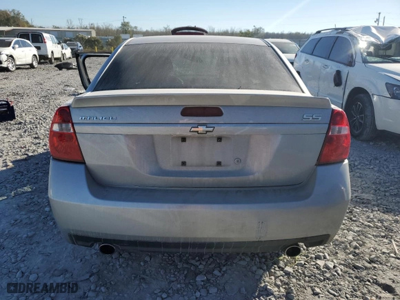 2006 Chevrolet Malibu SS with VIN 1G1ZW53126F235280, listed as a Copart auction lot 81754134 with 268,147 mi miles and Salvage Title. Bid and sale history available at carsss.com. Image 6.