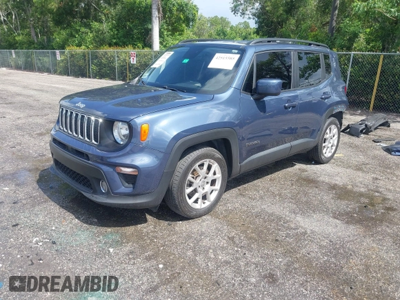 2020 Jeep Renegade Latitude with VIN ZACNJABB6LPL85468, listed as a IAAI auction lot 42515585 with 129,240 mi miles and . Bid and sale history available at DreamBid. Image 18.