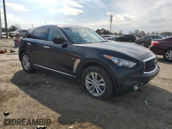 2017 Infiniti QX70 z VIN JN8CS1MU8HM142969, wystawiony jako Copart lot #50949945 z przebiegiem 99 664 mil mil oraz Szkoda całkowita • Salvage title. Historia ofert i sprzedaży dostępna na DreamBid. Obrazek 4.