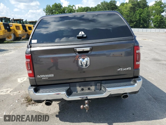 2020 Ram 1500 Laramie with VIN 1C6SRFJM9LN344248, listed as a Copart auction lot 63751575 with Not provided miles and Salvage title. Bid and sale history available at DreamBid. Image 6.