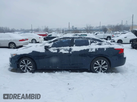 2017 Nissan Maxima SV with VIN 1N4AA6AP5HC418537, listed as a IAAI auction lot 41260140 with 56,140 mi miles. Bid and sale history available at carsss.com. Image 13.