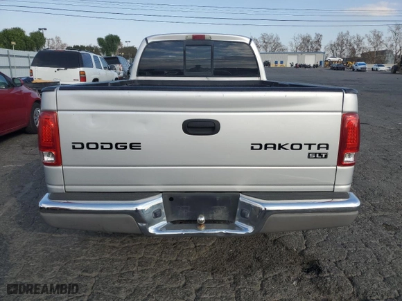 2004 Dodge Dakota SLT with VIN 1D7GL42N94S576921, listed as a Copart auction lot 89334585 with 175,085 mi miles and Salvage Title. Bid and sale history available at carsss.com. Image 6.