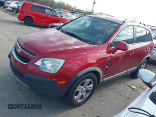 2014 Chevrolet Captiva Sport LS with VIN 3GNAL2EK9ES608236, listed as a IAAI auction lot 41935534 with 153,692 mi miles and . Bid and sale history available at carsss.com. Image 2.