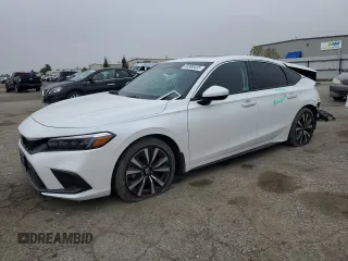 2024 Honda Civic EX-L z VIN 19XFL1H76RE017060, wystawiony jako Copart lot #44980435 z przebiegiem Nie podano mil oraz Szkoda całkowita • Salvage title. Historia ofert i sprzedaży dostępna na DreamBid. Obrazek 1.