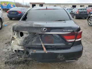 2016 Lexus LS 460 with VIN JTHCL5EF7G5026105, listed as a Copart auction lot 46699705 with Not provided miles and Salvage title. Bid and sale history available at DreamBid. Image 6.