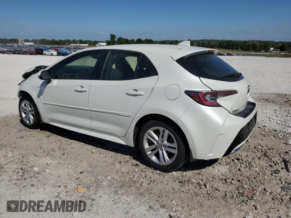 2019 Toyota Corolla Hatchback SE with VIN JTNK4RBE8K3051222, listed as a Copart auction lot 71720484 with 0 mi miles and Non Repairable. Bid and sale history available at carsss.com. Image 2.