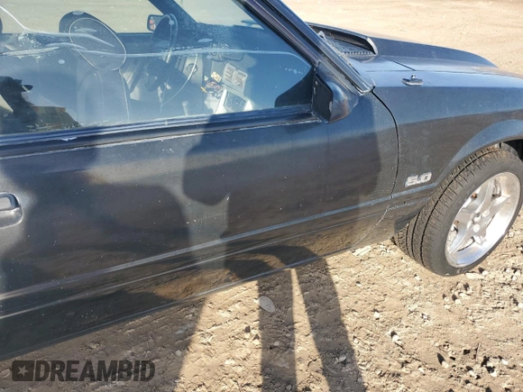 1993 Ford Mustang with VIN 1FACP40E5PF134317, listed as a Copart auction lot 77322724 with 96,493 mi miles and Non repairable. Bid and sale history available at DreamBid. Image 12.