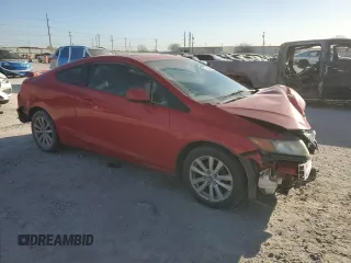 2012 Honda Civic Cpe EX with VIN 2HGFG3B88CH549280, listed as a Copart auction lot 48884105 with 126,324 mi miles and Salvage Title. Bid and sale history available at carsss.com. Image 4.
