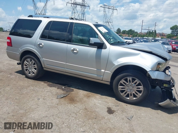 2011 Ford Expedition Limited with VIN 1FMJU2A5XBEF25695, listed as a IAAI auction lot 42534845 with 236,283 mi miles and . Bid and sale history available at DreamBid. Image 1.