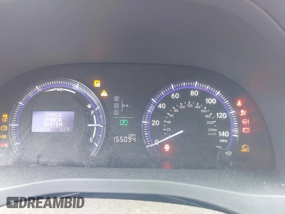 2010 Lexus HS 250h z VIN JTHBB1BAXA2011199, wystawiony jako IAAI lot #41829045 z przebiegiem 155 094 mil mil oraz . Historia ofert i sprzedaży dostępna na DreamBid. Obrazek 7.