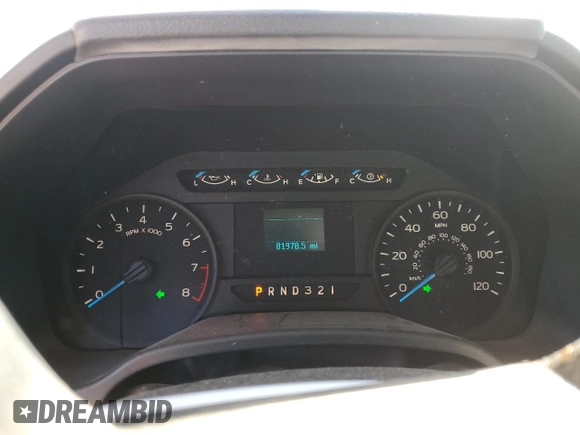 2017 Ford F-150 XL with VIN 1FTMF1C82HKD71605, listed as a Copart auction lot 44378285 with 81,978 mi miles and Salvage Title. Bid and sale history available at carsss.com. Image 9.