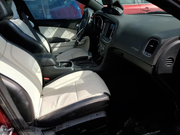 2017 Dodge Charger SXT with VIN 2C3CDXJG1HH593529, listed as a Copart auction lot 44471565 with 84,844 mi miles and Salvage Title. Bid and sale history available at carsss.com. Image 7.
