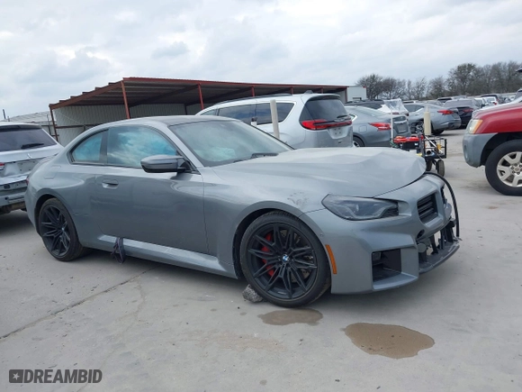 2025 BMW M2 with VIN 3MF23DM0XS8E95167, listed as a IAAI auction lot 41664519 with 13 mi miles. Bid and sale history available at carsss.com. Image 13.